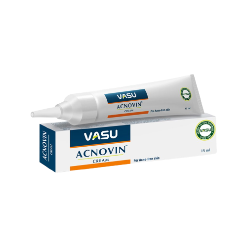 Image: Vasu Healthcare Acnovin Cream 15 g - Ayurvedic Solution for Acne.